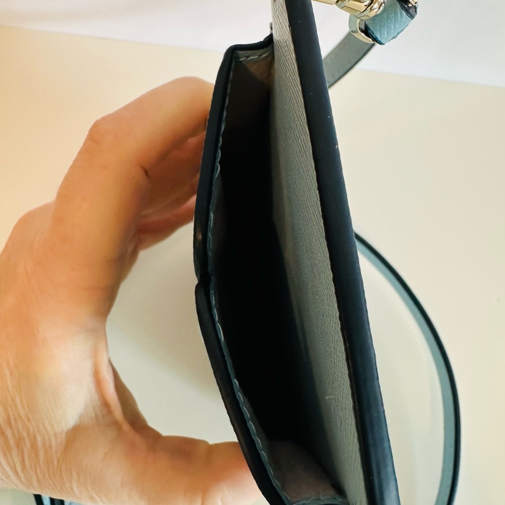 Kate Spade Blue Spencer Slim Crossbody Bag & Matching Wallet, New Without Tags - Picture 10 of 12